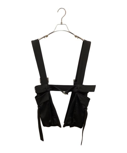 UN3D.（アンスリード）UN3D. (アンスリード) SUSPENDER BODY BAG BELT／サスペンダーボディバッグベルト ブラック サイズ:FREEの古着・服飾アイテム