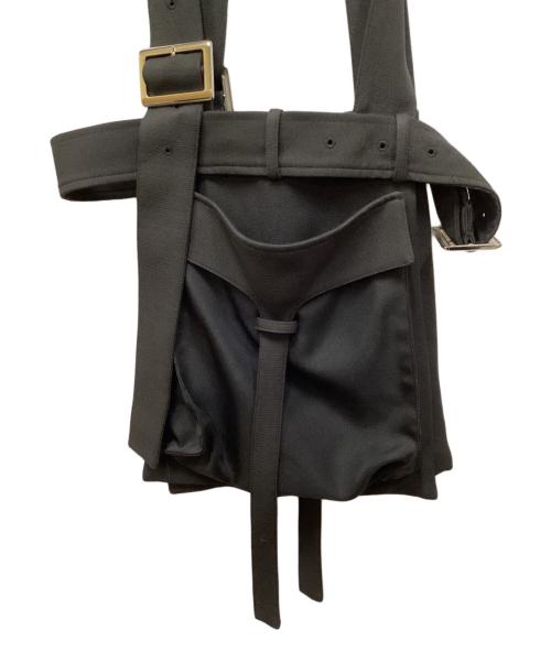 UN3D.（アンスリード）UN3D. (アンスリード) SUSPENDER BODY BAG BELT／サスペンダーボディバッグベルト ブラック サイズ:FREEの古着・服飾アイテム