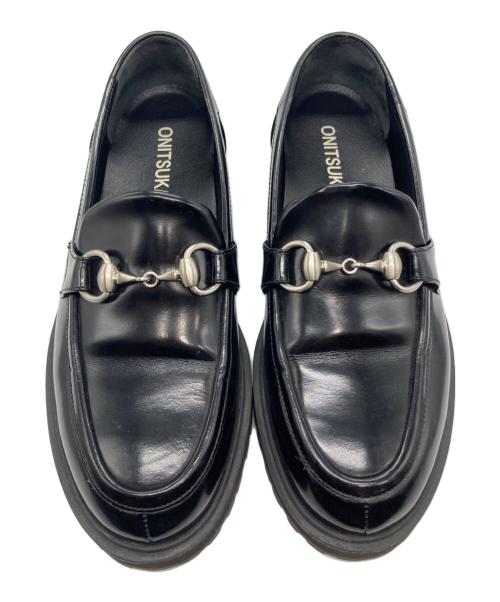 Onitsuka Tiger（オニツカタイガー）Onitsuka Tiger (オニツカタイガー) ビットローファー ブラック サイズ:23の古着・服飾アイテム