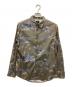 PS Paul Smith（ＰＳポールスミス）の古着「MOUNTAIN SKETCH PRINT SHIRT / マウンテンスケッチプリントシャツ」｜オリーブ