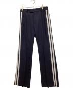 NO.bナンバービー）の古着「ウールラインパンツ」｜ブラック