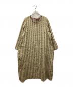 45Rフォーティファイブ・アール）の古着「コットンリネンジャカードのドレス」｜黄緑
