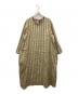 45R（フォーティファイブ・アール）の古着「コットンリネンジャカードのドレス」｜黄緑