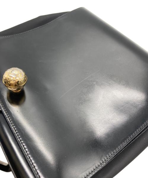 CELINE（セリーヌ）CELINE (セリーヌ) スターボールレザーショルダーバッグ ブラックの古着・服飾アイテム