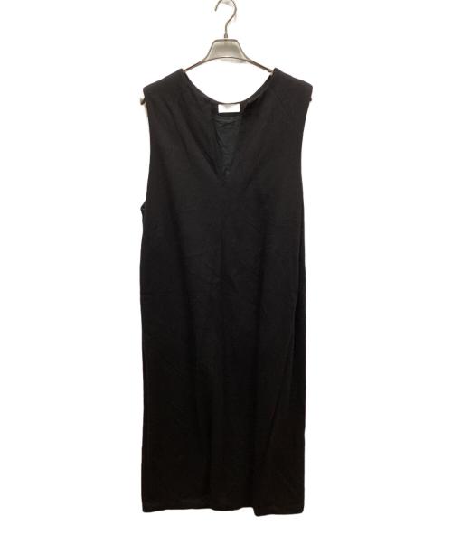 KAGURE（カグレ）KAGURE (カグレ) ウールスムースボックスワンピース ブラック サイズ:Size1の古着・服飾アイテム