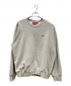 SUPREMEシュプリーム）の古着「Small Box Crewneck　スモールボックスクルーネック」｜グレー