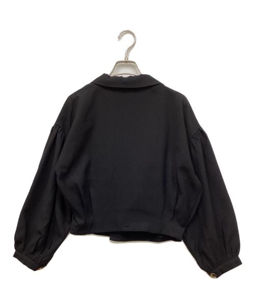 willfully（ウィルフリー）willfully (ウィルフリー) クロップドジャケットセットアップ ブラック サイズ:Mの古着・服飾アイテム