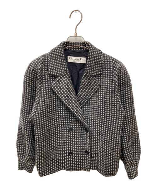 Christian Dior（クリスチャン ディオール）Christian Dior (クリスチャン ディオール) ダブルウールジャケット グレー サイズ:なしの古着・服飾アイテム