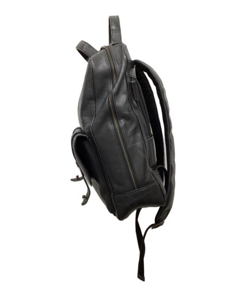 MORAL CODE（モラルコード）MORAL CODE (モラルコード) レザーリュック ブラックの古着・服飾アイテム