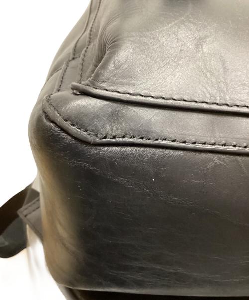 MORAL CODE（モラルコード）MORAL CODE (モラルコード) レザーリュック ブラックの古着・服飾アイテム