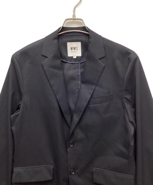 WORK WEAR SUIT（ワークウェアースーツ）WORK WEAR SUIT (ワークウェアースーツ) 417 by EDIFICE (417 バイ エディフィス) ANA (アナ) セットアップスーツ ネイビー サイズ:L/XLの古着・服飾アイテム