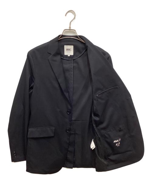 WORK WEAR SUIT（ワークウェアースーツ）WORK WEAR SUIT (ワークウェアースーツ) 417 by EDIFICE (417 バイ エディフィス) ANA (アナ) セットアップスーツ ネイビー サイズ:L/XLの古着・服飾アイテム