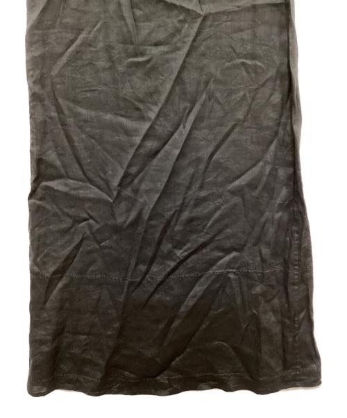 Y's（ワイズ）Y's (ワイズ) S/Sシアーリネン混ワンピース ブラック サイズ:-の古着・服飾アイテム