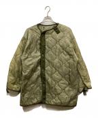 US MILITARYUSミリタリー）の古着「M65ライナーコート/エム」｜カーキ