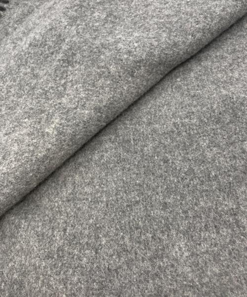 Acne studios（アクネ ストゥディオズ）Acne studios (アクネ ストゥディオス) ヴァージンウール大判ストール グレーの古着・服飾アイテム
