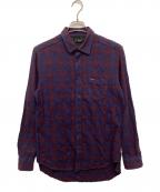 DIESELディーゼル）の古着「チェックシャツ」｜パープル
