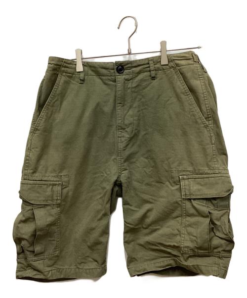 stussy（ステューシー）stussy (ステューシー) カーゴショートパンツ グリーン サイズ:32の古着・服飾アイテム