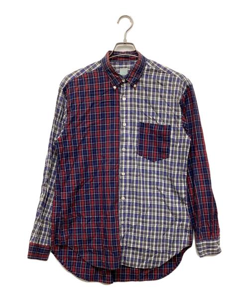 Hysteric Glamour（ヒステリックグラマー）Hysteric Glamour (ヒステリックグラマー) クレイジーパターンチェックシャツ ネイビー サイズ:FREEの古着・服飾アイテム