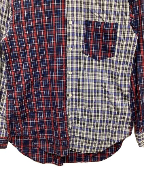 Hysteric Glamour（ヒステリックグラマー）Hysteric Glamour (ヒステリックグラマー) クレイジーパターンチェックシャツ ネイビー サイズ:FREEの古着・服飾アイテム