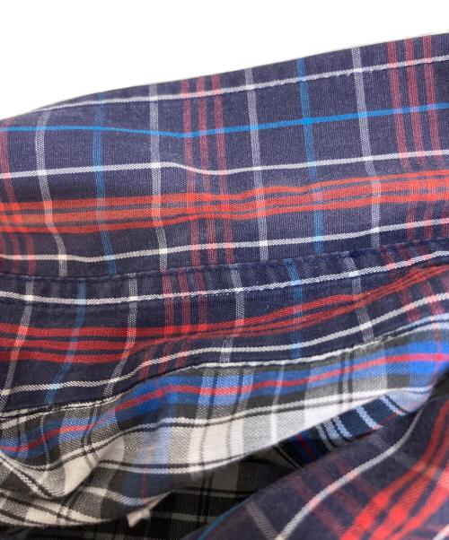 Hysteric Glamour（ヒステリックグラマー）Hysteric Glamour (ヒステリックグラマー) クレイジーパターンチェックシャツ ネイビー サイズ:FREEの古着・服飾アイテム