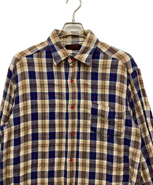 Hysteric Glamour（ヒステリックグラマー）Hysteric Glamour (ヒステリックグラマー) チェックシャツ ブラウン サイズ:FREEの古着・服飾アイテム