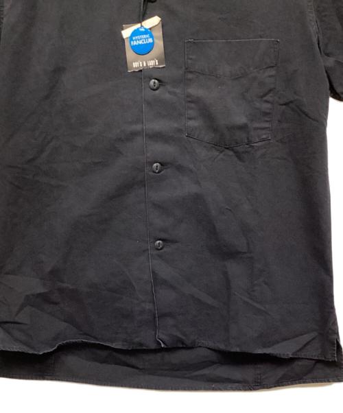 Hysteric Glamour（ヒステリックグラマー）Hysteric Glamour (ヒステリックグラマー) バックプリントオープンカラーシャツ ブラック サイズ:Freeの古着・服飾アイテム