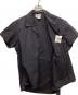 中古・古着 Hysteric Glamour (ヒステリックグラマー) バックプリントオープンカラーシャツ ブラック サイズ:Free：6000円
