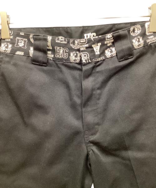 Dickies（ディッキーズ）Dickies (ディッキーズ) Hysteric Glamour (ヒステリックグラマー) ワークパンツ ブラック サイズ:30の古着・服飾アイテム