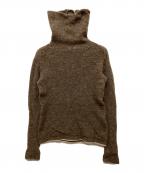 Y'sワイズ）の古着「ハイネックニット」｜ブラウン