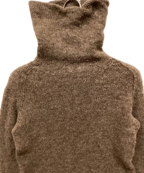 Y's（ワイズ）Y's (ワイズ) ハイネックニット ブラウン サイズ:3の古着・服飾アイテム