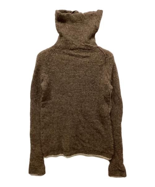 Y's（ワイズ）Y's (ワイズ) ハイネックニット ブラウン サイズ:3の古着・服飾アイテム