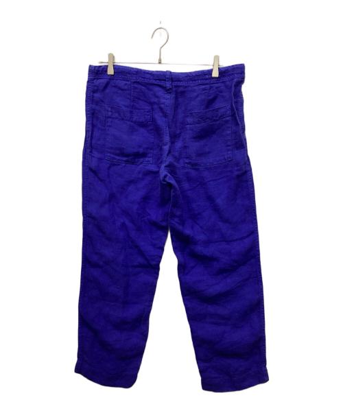 KINOTTO（キノット）KINOTTO (キノット) リネンイージーパンツ ブルー サイズ:2の古着・服飾アイテム