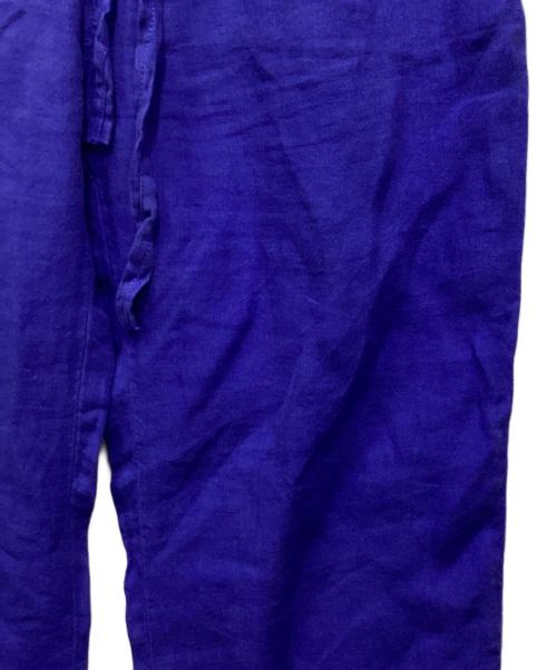KINOTTO（キノット）KINOTTO (キノット) リネンイージーパンツ ブルー サイズ:2の古着・服飾アイテム