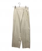 NAVEネイブ）の古着「ワイドタックパンツ」｜アイボリー