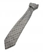 LOUIS VUITTONルイ ヴィトン）の古着「モノグラム柄ネクタイ」｜シルバー