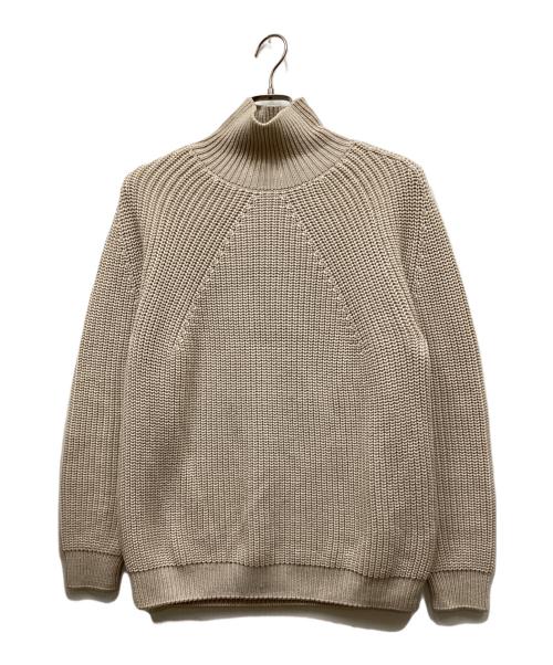 BATONER（バトナ―）BATONER (バトナ―) SIGNATURE TURTLE NECK KNIT/シグネイチャ―タートルネックニット アイボリー サイズ:1の古着・服飾アイテム
