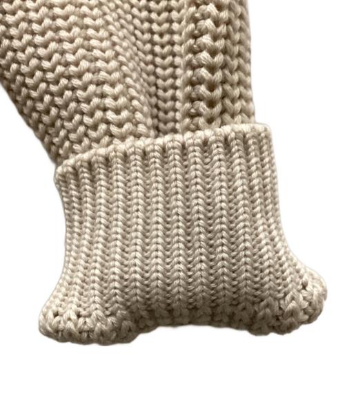 BATONER（バトナ―）BATONER (バトナ―) SIGNATURE TURTLE NECK KNIT/シグネイチャ―タートルネックニット アイボリー サイズ:1の古着・服飾アイテム