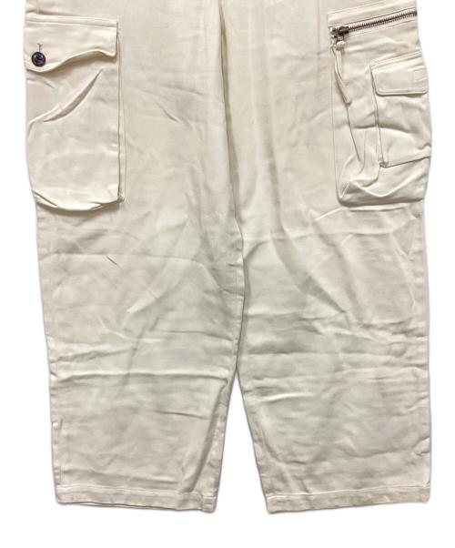 Jean Paul GAULTIER CLASSIQUE（ジャンポールゴルチエクラシック）Jean Paul GAULTIER CLASSIQUE (ジャンポールゴルチエクラシック) コットンギャバカーゴパンツ アイボリー サイズ:50の古着・服飾アイテム