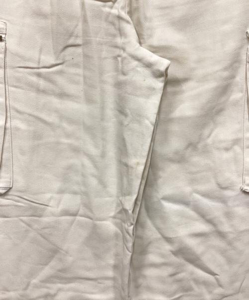 Jean Paul GAULTIER CLASSIQUE（ジャンポールゴルチエクラシック）Jean Paul GAULTIER CLASSIQUE (ジャンポールゴルチエクラシック) コットンギャバカーゴパンツ アイボリー サイズ:50の古着・服飾アイテム