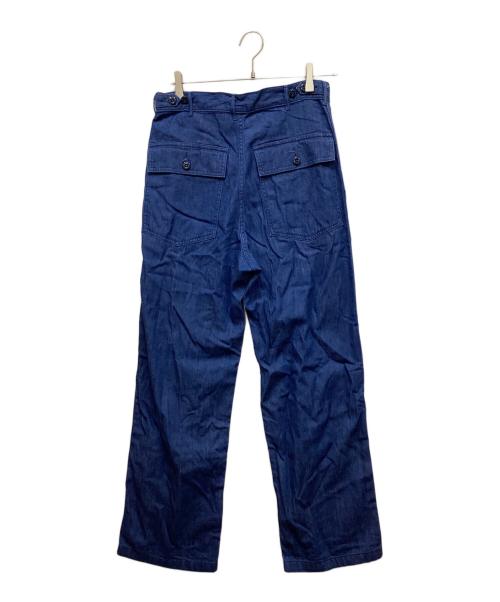 HYKE（ハイク）HYKE (ハイク) DENIM BAKER PANTS/デニムベイカーパンツ ブルー サイズ:4の古着・服飾アイテム
