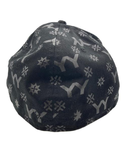 New Era（ニューエラ）New Era (ニューエラ) YOHJI YAMAMOTO (ヨウジヤマモト) 総柄キャップ ブラック サイズ:59.6CMの古着・服飾アイテム