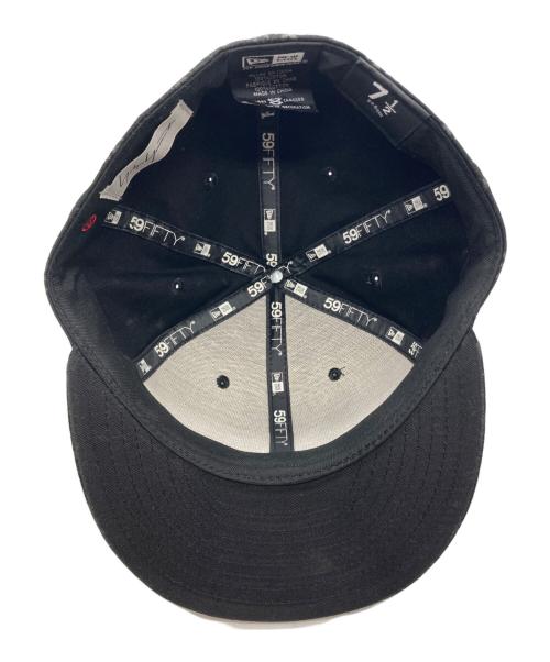 New Era（ニューエラ）New Era (ニューエラ) YOHJI YAMAMOTO (ヨウジヤマモト) 総柄キャップ ブラック サイズ:59.6CMの古着・服飾アイテム