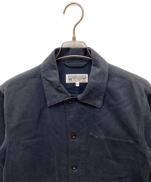 Engineered Garments WORKADAY（エンジニアドガーメンツ ワーカーデイ）Engineered Garments WORKADAY (エンジニアドガーメンツ ワーカーデイ) ピケカバーオール ネイビー サイズ:Mの古着・服飾アイテム