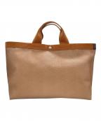 Herve Chapelierエルベシャプリエ）の古着「リュクス舟型トートバッグ」｜ブラウン