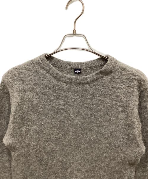 45rpm（45アールピーエム）45rpm (45アールピーエム) ニット グレー サイズ:表記無しの古着・服飾アイテム