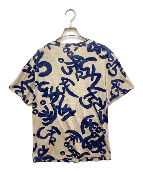 45rpm（45アールピーエム）45rpm (45アールピーエム) 碇柄染Tシャツ/ハガラゾメティーシャツ ネイビー サイズ:3の古着・服飾アイテム