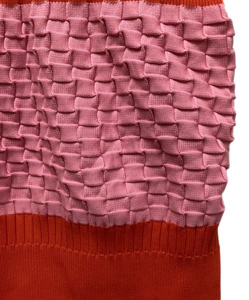 MAISON SPECIAL（メゾンスペシャル）MAISON SPECIAL (メゾンスペシャル) border knit tight skirt/ボーダーニットタイトスカート ピンク サイズ:FREE 未使用品の古着・服飾アイテム