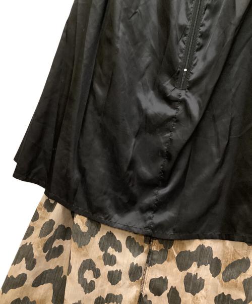 MAISON SPECIAL（メゾンスペシャル）MAISON SPECIAL (メゾンスペシャル) レオパードキャミワンピースポリエステルノースリーブワンピース ブラウン サイズ:FREEの古着・服飾アイテム