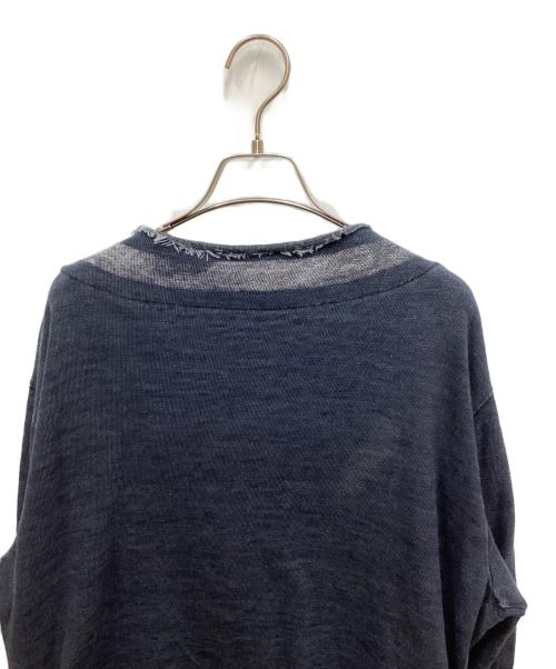 45rpm（45アールピーエム）45rpm (45アールピーエム) カットオフインディゴカーディガン ネイビー サイズ:3の古着・服飾アイテム