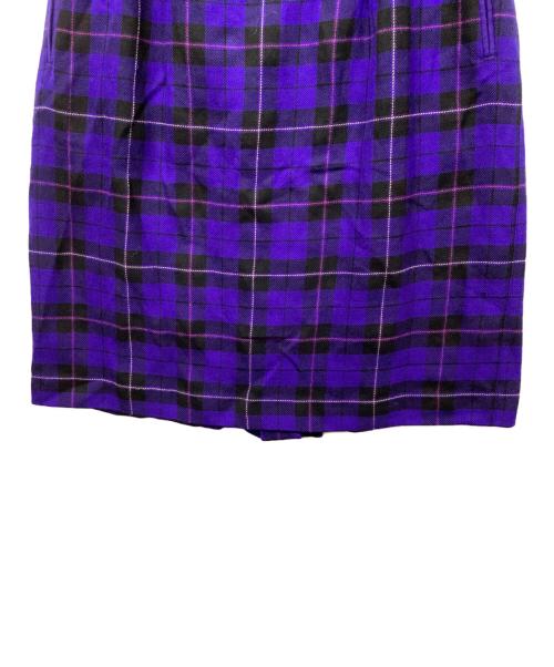 Christian Dior Sports（クリスチャン ディオールスポーツ）Christian Dior Sports (クリスチャン ディオールスポーツ) チェックスカート ブルー サイズ:XLの古着・服飾アイテム